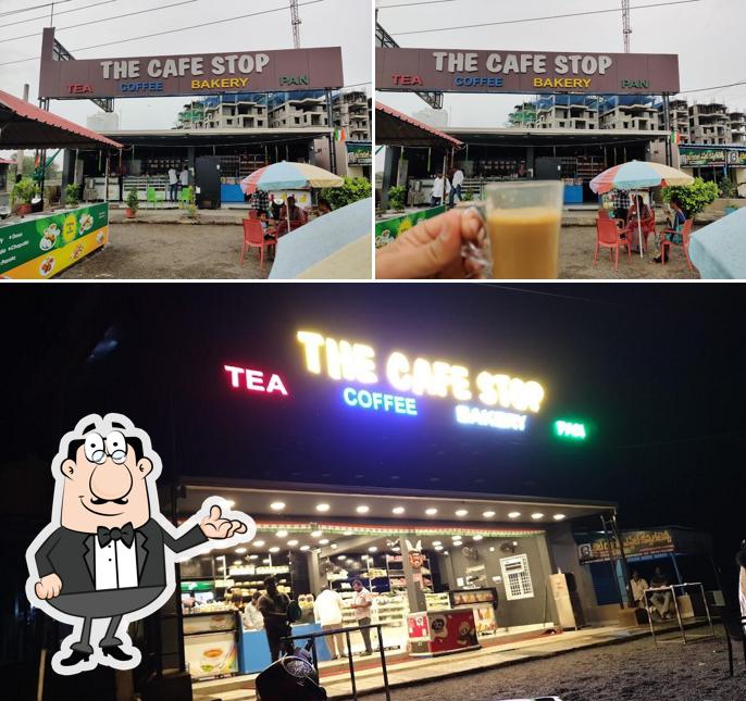 The interior of THE CAFE STOP