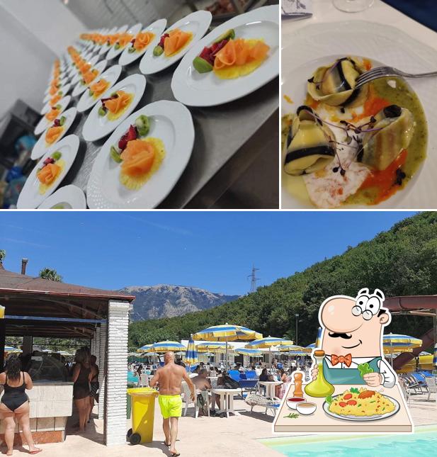 Tra le diverse cose da Tenuta Koral si possono trovare la cibo e interni