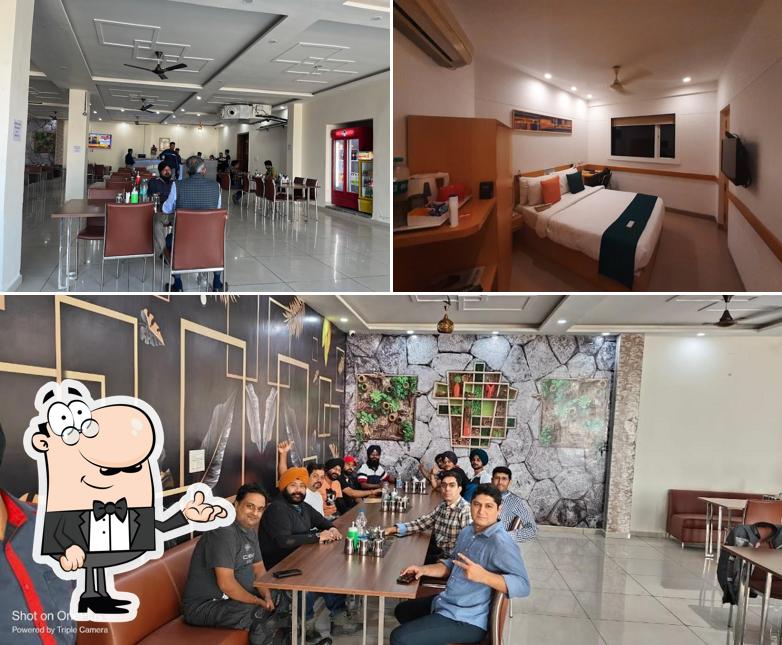 Take a seat at one of the tables at Highway Star DHABA