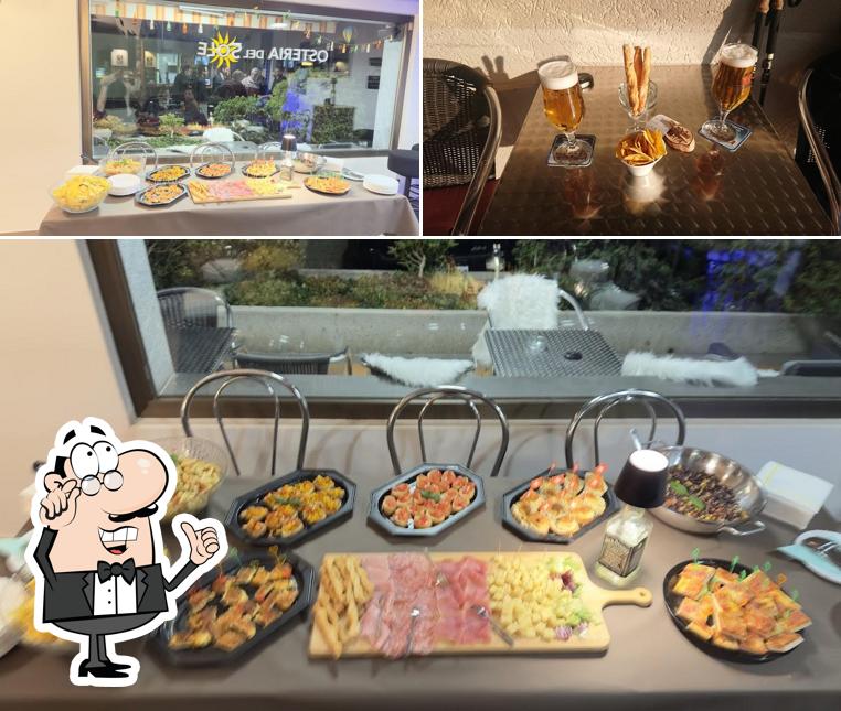 La interni e birra del ristorante