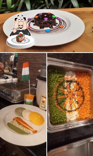 Chocolate cake at Brother's pizza corner