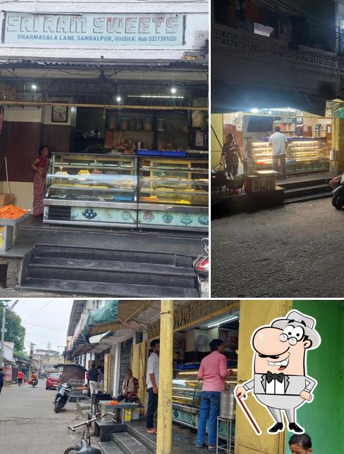 Sri Ram Sweets , Sambalpur Odisha is distinguished by exterior and interior
