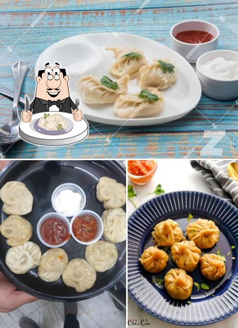 Dumplings at kingdom of momos