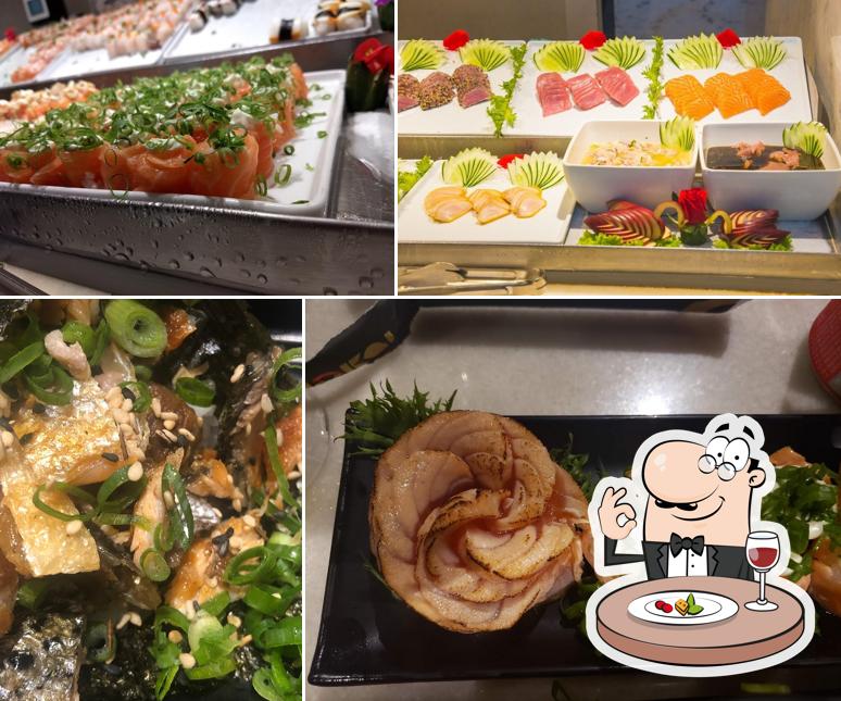 Platos en Platinum Sushi