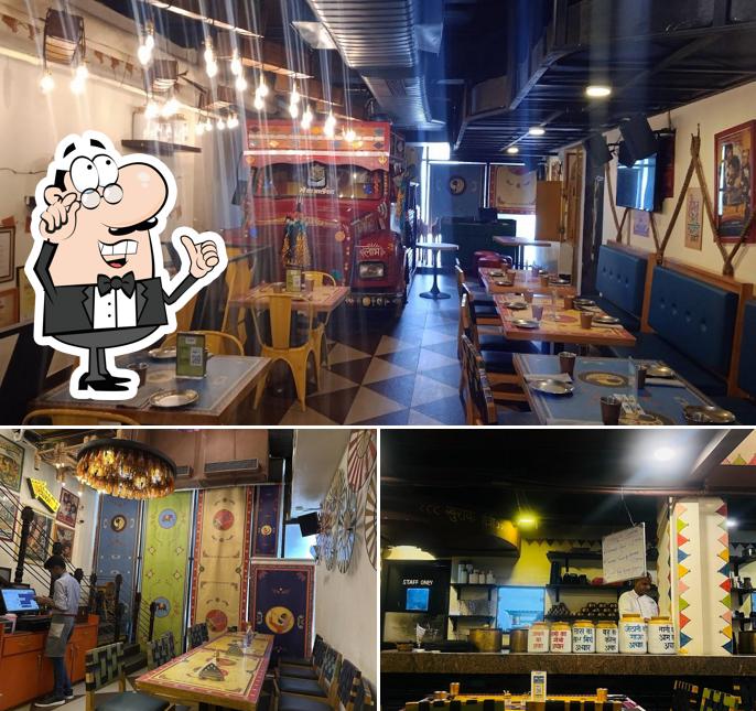 The interior of Dhaba Estd. 1986 Delhi