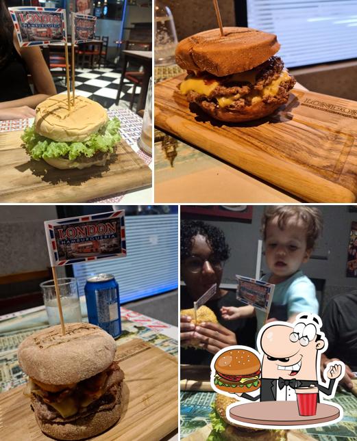 Delicie-se com um hambúrguer no Hamburgueria London