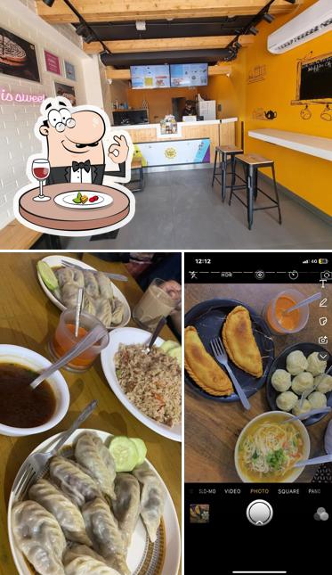 This is the image depicting food and interior at TIBETAN RESTAURANT