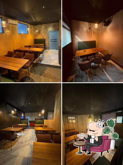 The interior of Grandeur Multi Cuisine Restaurant