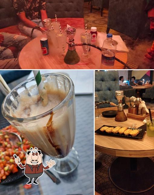 The photo of food and beverage at Cluster Cafe & Lounge
