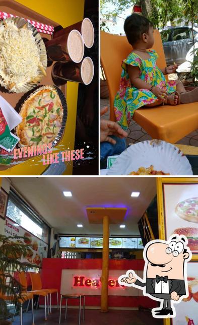 The interior of Heavens Pizza and Cafe