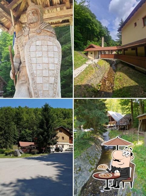 L'extérieur de Lovački dom Muljava