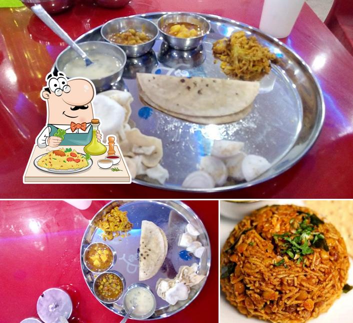 Food at Swad Dining hall