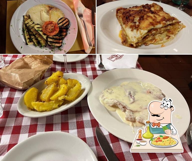 Cibo al Trattoria del Rosso