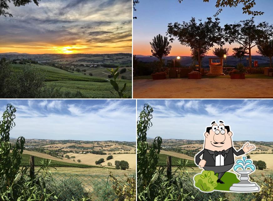 Gli esterni costituiscono una caratteristica importante di Colverde