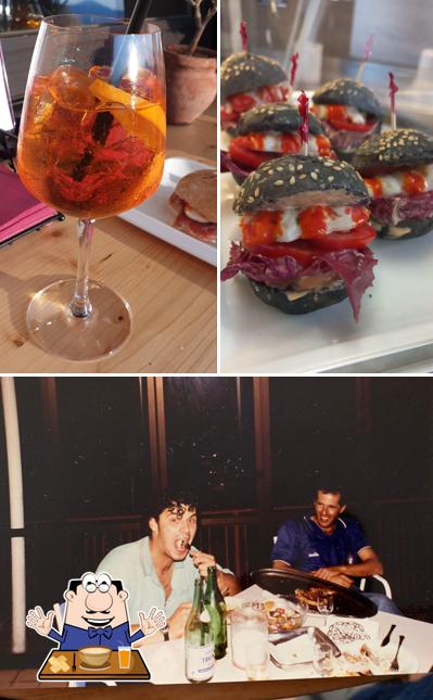 La cibo e interni del ristorante