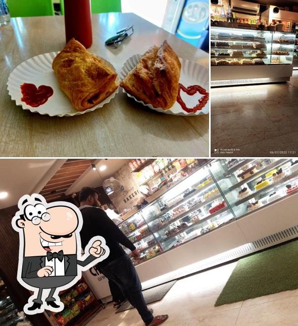 The interior of Chirag Bakers and sweets