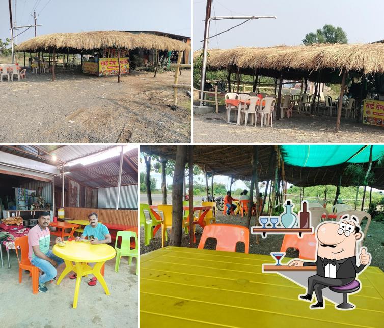 The interior of Sai Seva Family Restaurent