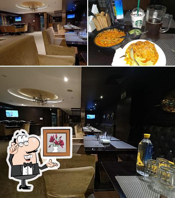 The picture of The Brew Haus’s interior and food