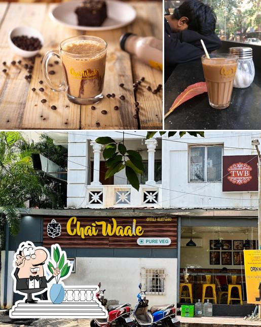 Among various things one can find exterior and food at Chai Waale T Nagar