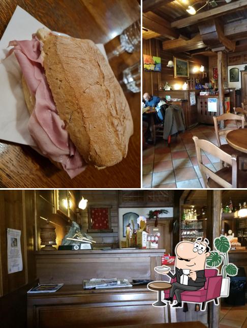 Tra le varie cose da Lo Bistrot di Paquier si possono trovare la interni e cibo