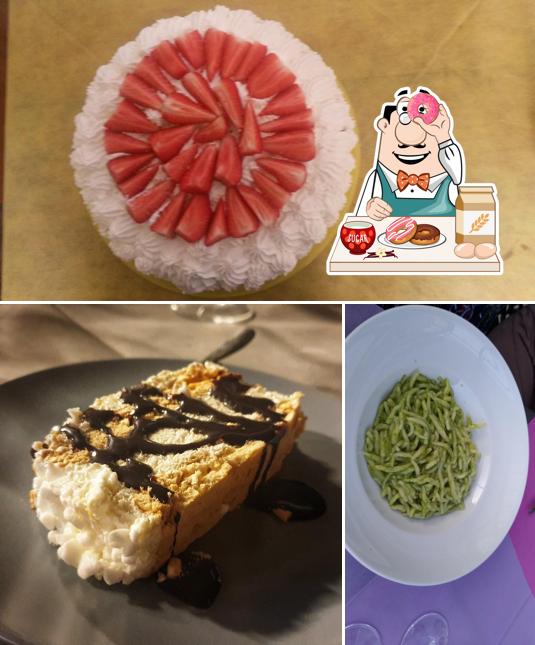 Osteria Rocche Bianche serve un'ampia gamma di dessert