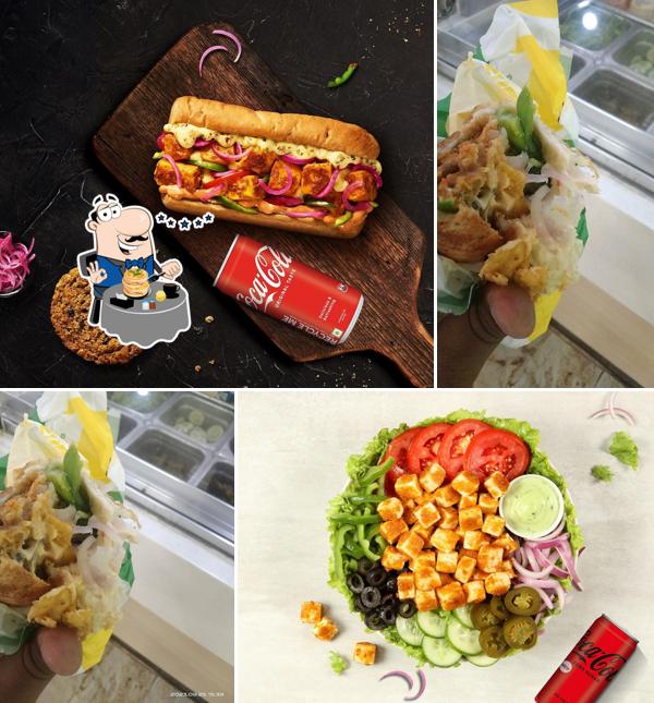 Meals at Subway Airport Food Court