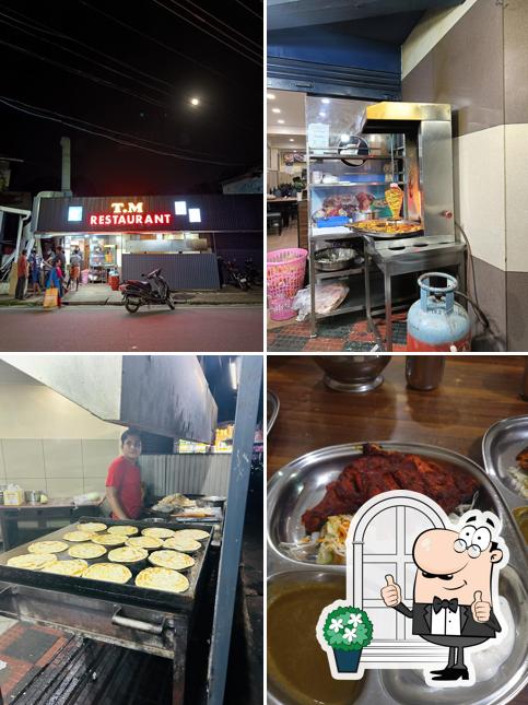 The exterior of T M RESTAURANT