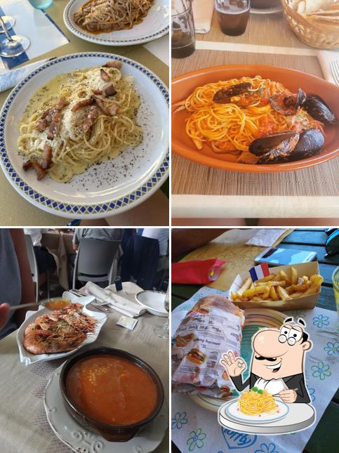 Spaghetti alla carbonara al Mediterraneum Caffè