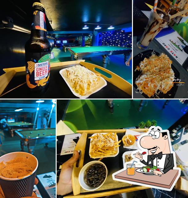 Food at Game Town Cafe