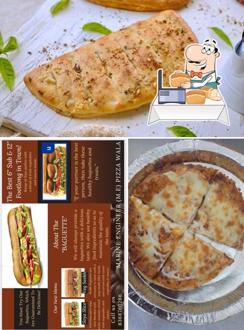 Garlic bread at M.E Pizza Wala (Marine Engineer Pizza Wala)