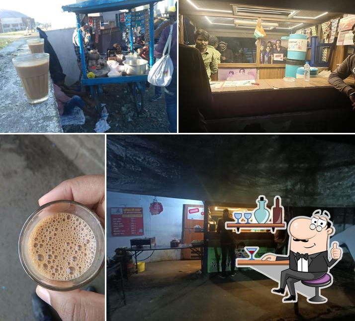 The interior of Manish Tea Stall Mankapur ( Famous)