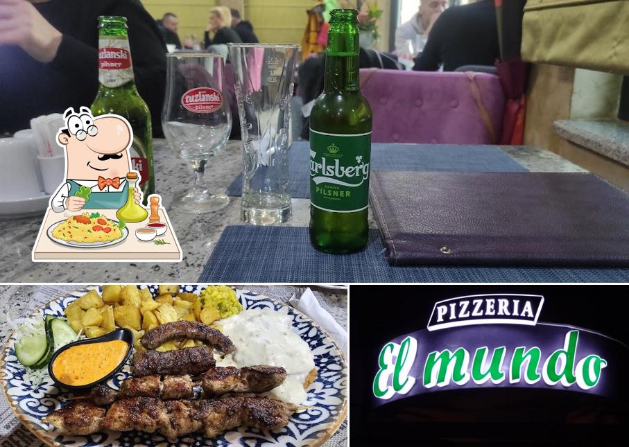 Plats à Pizzeria "El Mundo"