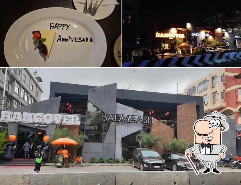 The image of exterior and food at Plan B x Hangover XL Koramangala