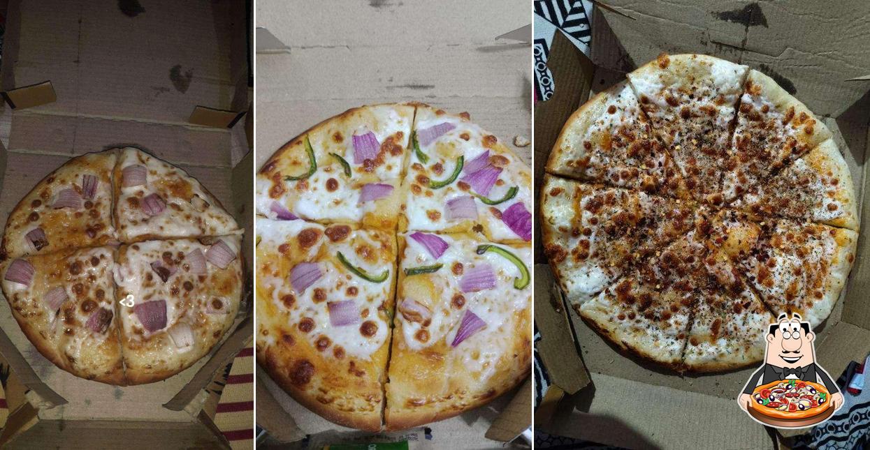 Order pizza at Pizza Cave