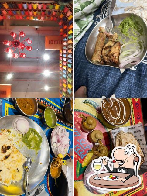 Pork chop at Dhaba Estd 1986 Delhi, Pacific mall Pitampura