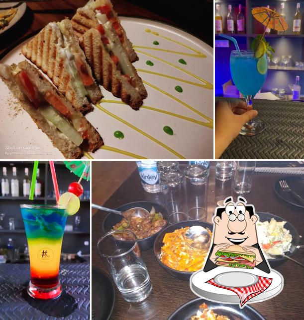 Club sandwich at Hashtag Club & Kitchen