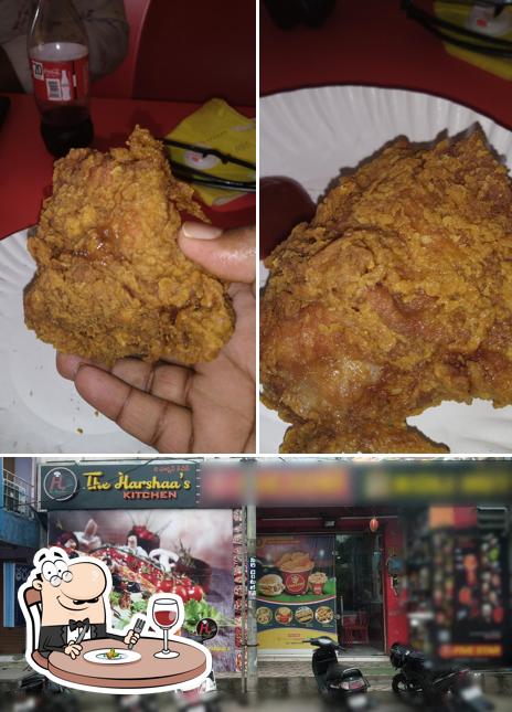 The photo of food and exterior at The Harshaa's kitchen