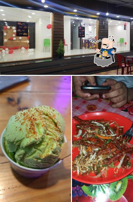 Among different things one can find food and interior at The Happy Food Cafe