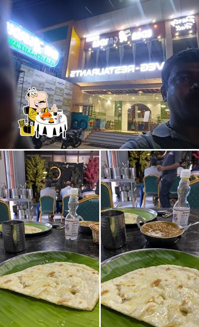 This is the picture depicting food and exterior at Eden Garden Restaurant