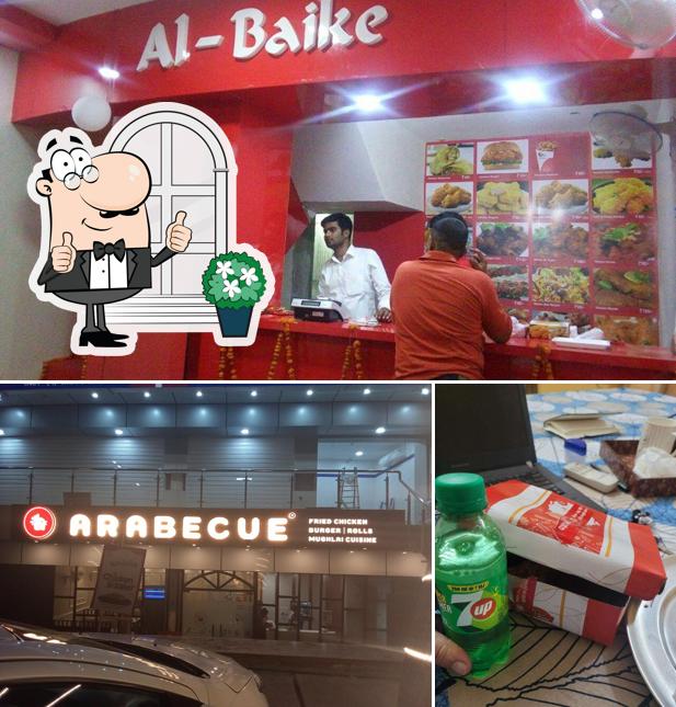 The exterior of Arabecue fried chicken