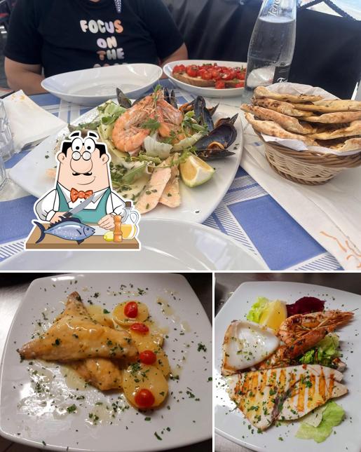 Salmone grigliato al Bar Ristorante L'Ancora