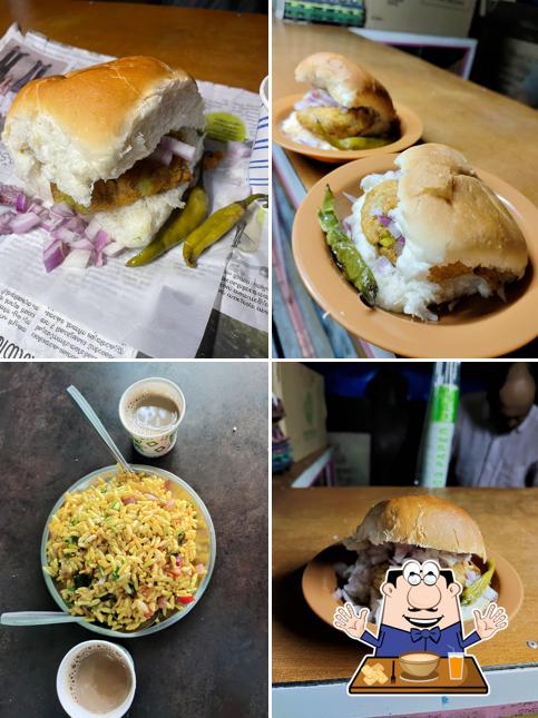Vada pav at Bombay Vadapavu Shop