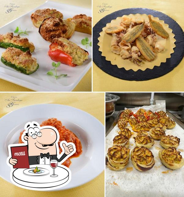 Platti al Osteria AU Fundegu Genova