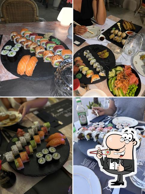 Prenditi le varie opzioni di sushi