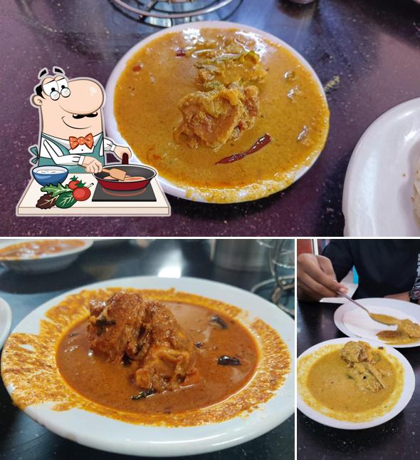 Chicken curry at Hussain Hotel