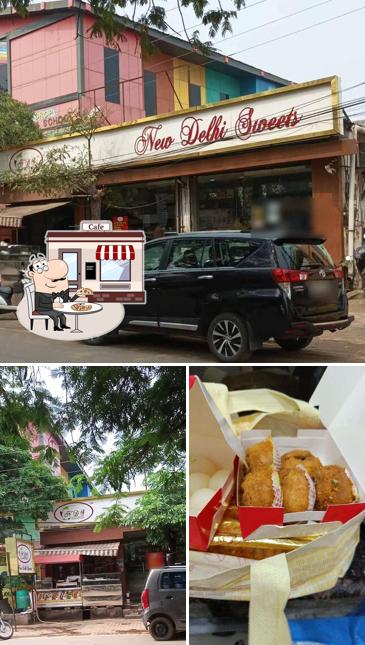 The exterior of New Delhi Sweets