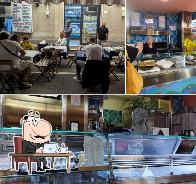 Dai un'occhiata agli interni di Pizzeria Tavola Calda Baffo