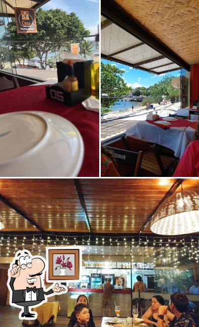 O interior do Casa Valenciana Bistrô