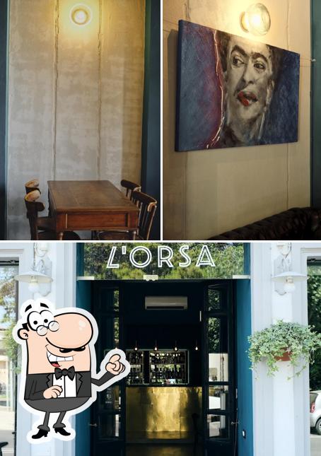 La interni e esterno del ristorante