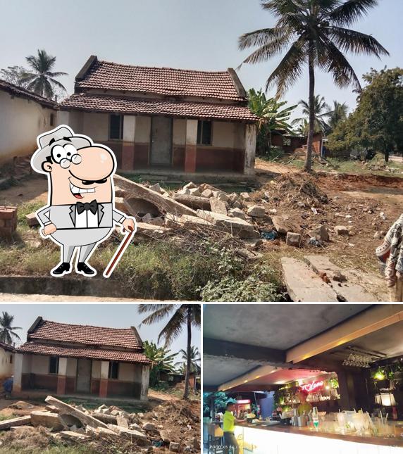 The image of exterior and interior at Sri Ayyappa Swamy Tiffin Center